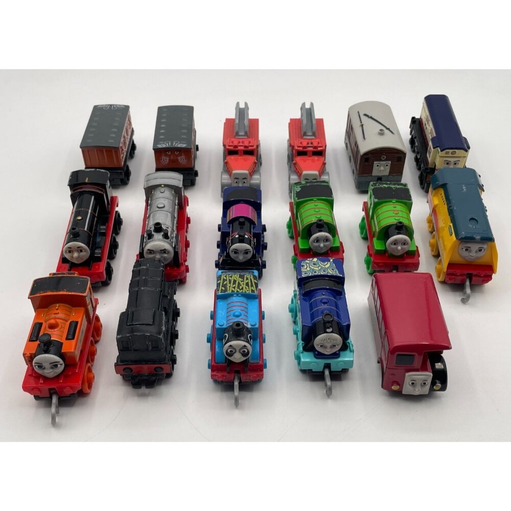 Thomas Push Along Mattel Diecast Train Lot Merlin Percy Loose